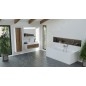 Ravak Step - Lavabo SD, 1000x540x305 mm, 1 tiroir, blanc/noyer X000001418
