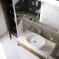 Ravak Step - Lavabo SD, 1000x540x305 mm, 1 tiroir, blanc/noyer X000001418