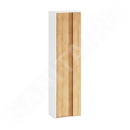 Ravak Step - Armoire haute SB, 430x290x1600 mm, blanc/chêne X000001419