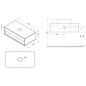 Ravak Step - Armoire lavabo SD, 1000x540x305 mm, 1 tiroir, blanc/blanc X000001429 Ravak Step - Armoire lavabo SD, 1000x540x305 mm, 1 tiroir, blanc/blanc X000001429