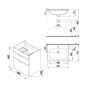 Jika Deep - Meuble avec lavabo, 530x418x607 mm, blanc H41J6134025141 Jika Deep - Meuble avec lavabo, 530x418x607 mm, blanc H41J6134025141