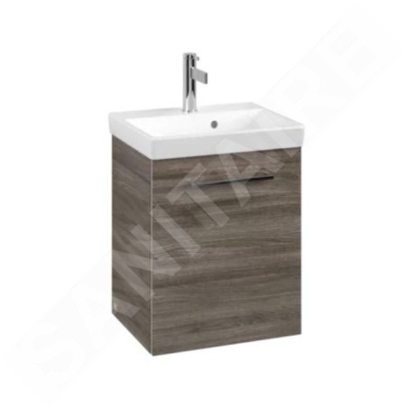 Villeroy & Boch Avento - Meuble sous lavabo 430x514x352 mm, 1 porte Stone Oak A88701RK