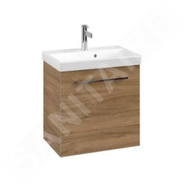 Villeroy & Boch Avento - Meuble sous lavabo 530x514x352 mm, 1 porte, Oak Kansas A88801RH