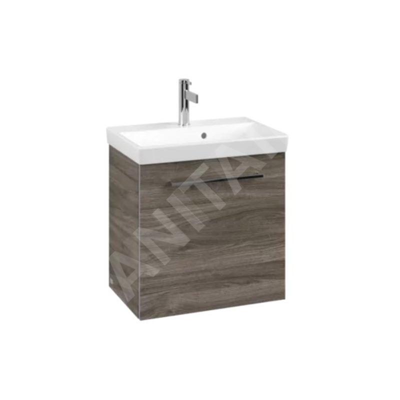 Villeroy & Boch Avento - Meuble sous lavabo 530x514x352 mm, 1 porte Stone Oak A88801RK Villeroy & Boch Avento - Meuble sous lavabo 530x514x352 mm, 1 porte Stone Oak A88801RK