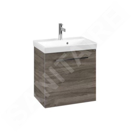 Villeroy & Boch Avento - Meuble sous lavabo 530x514x352 mm, 1 porte Stone Oak A88801RK