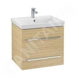 Villeroy & Boch Avento - Meuble sous lavabo 580x514x452 mm, deux tiroirs, Oak Kansas A88900RH