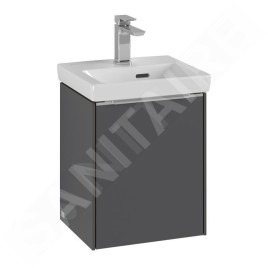 Villeroy & Boch Subway 3.0 - Meuble sous lavabo 351x429x309 mm, 1 porte, graphite C58300VR