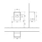 Villeroy & Boch Subway 3.0 - Meuble sous lavabo 351x429x309 mm, 1 porte, graphite C58300VR Villeroy & Boch Subway 3.0 - Meuble sous lavabo 351x429x309 mm, 1 porte, graphite C58300VR