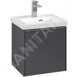 Villeroy & Boch Subway 3.0 - Meuble sous lavabo 423x429x378 mm, 1 porte, graphite C58200VR