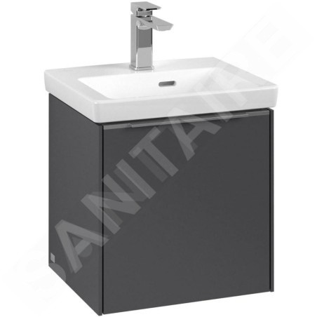 Villeroy & Boch Subway 3.0 - Meuble sous lavabo 423x429x378 mm, 1 porte, graphite C58200VR