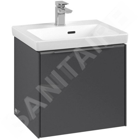 Villeroy & Boch Subway 3.0 - Meuble sous lavabo 473x429x408 mm, 1 tiroir, graphite C58000VR