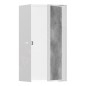 Hansgrohe XtraStoris Rock - Niche murale, avec porte, 300x150x140 mm, blanc mat 56088700