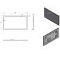 Sapho Gemini II - Miroir avec éclairage LED, 900x500 mm GM090 Sapho Gemini II - Miroir avec éclairage LED, 900x500 mm GM090