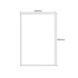 Aqualine Accessoires - Miroir à facettes, 400x600 mm 22495 Aqualine Accessoires - Miroir à facettes, 400x600 mm 22495
