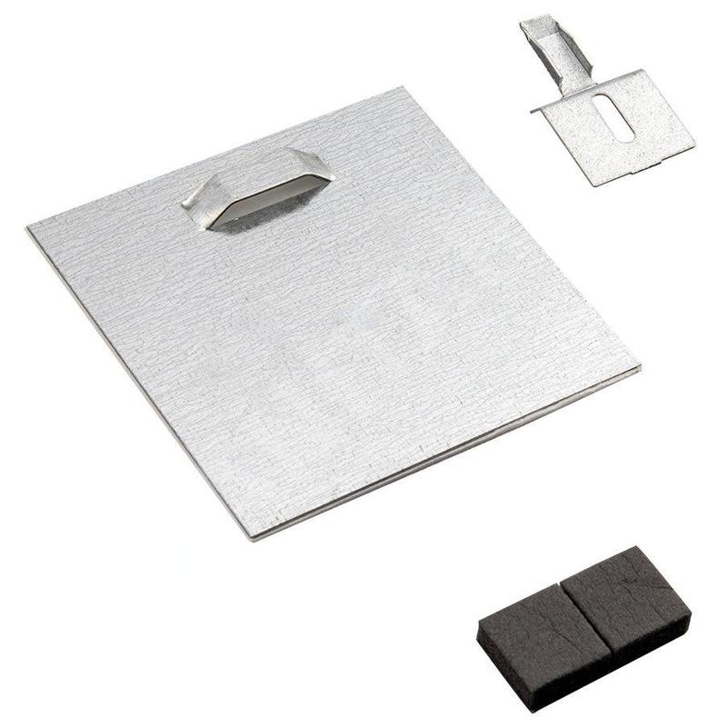 Sapho Accessoires - Porte-miroir auto-adhésif 100x100x1 mm ZS123