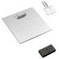 Sapho Accessoires - Porte-miroir auto-adhésif 100x100x1 mm ZS123