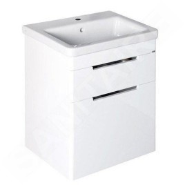 Sapho Ella - Meuble lavabo 565x650x430 cm, 2 tiroirs, blanc EL062-3030
