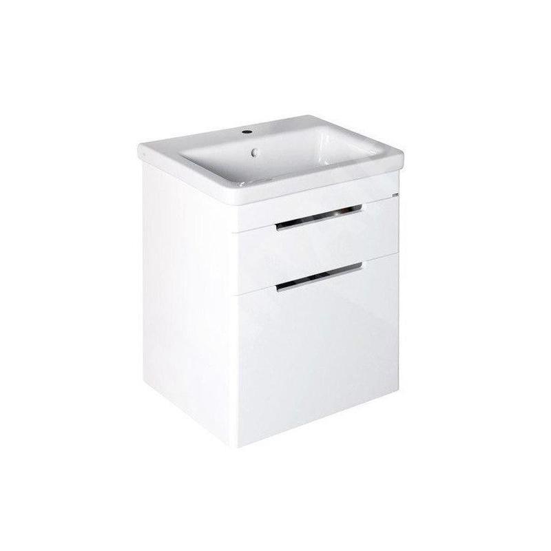 Sapho Ella - Meuble lavabo 565x650x430 cm, 2 tiroirs, blanc EL062-3030 Sapho Ella - Meuble lavabo 565x650x430 cm, 2 tiroirs, blanc EL062-3030