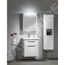 Sapho Ella - Meuble lavabo 565x650x430 cm, 2 tiroirs, blanc EL062-3030