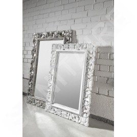 Sapho Scule - Miroir en cadre, 700 x 1000 mm, blanc IN171