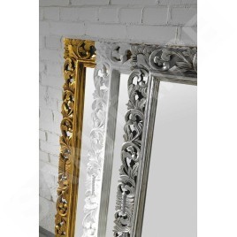 Sapho Scule - Miroir en cadre, 700 x 1000 mm, blanc IN171