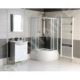 Aqualine Accessoires - Miroir avec éclairage LED 500x700 mm, chromé ATH5
