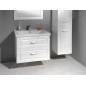 Aqualine Favolo - Meuble lavabo 865x600x446 mm, 2 tiroirs, blanc mat FV290 Aqualine Favolo - Meuble lavabo 865x600x446 mm, 2 tiroirs, blanc mat FV290
