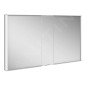 Keuco Royal Match - Armoire miroir avec éclairage LED, encastrable, 1200x700x149 mm, alu elox argenté 12814171311 Keuco Royal Match - Armoire miroir avec éclairage LED, encastrable, 1200x700x149 mm, alu elox argenté 12814171311