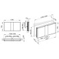 Keuco Royal Match - Armoire de toilette avec éclairage LED, encastrée, 1300x700x149 mm, argent anodisé 12815171311 Keuco Royal Match - Armoire de toilette avec éclairage LED, encastrée, 1300x700x149 mm, argent anodisé 12815171311