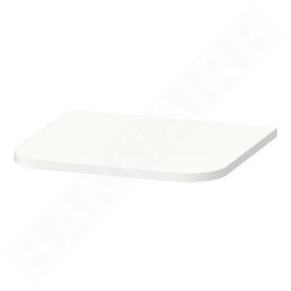 Duravit Happy D.2 Plus - Plaque de couverture pour armoire, blanc satiné mat HP030003636