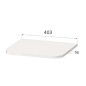 Duravit Happy D.2 Plus - Plaque de couverture pour armoire, blanc satiné mat HP030003636