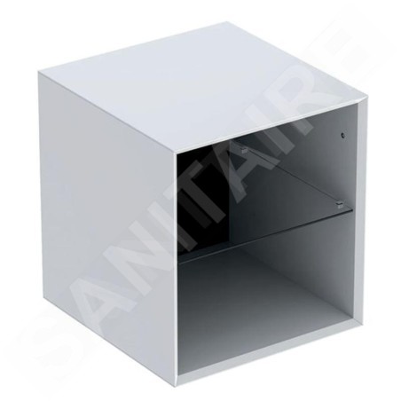 Geberit ONE - Armoire latérale 450x492x470 mm, ouverte, blanc brillant 505.079.00.1
