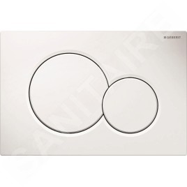 Geberit Duofix - Bâti-support pour WC suspendu avec plaque de déclenchement Sigma 01, blanc alpin + Villeroy Boch – cuvette et
