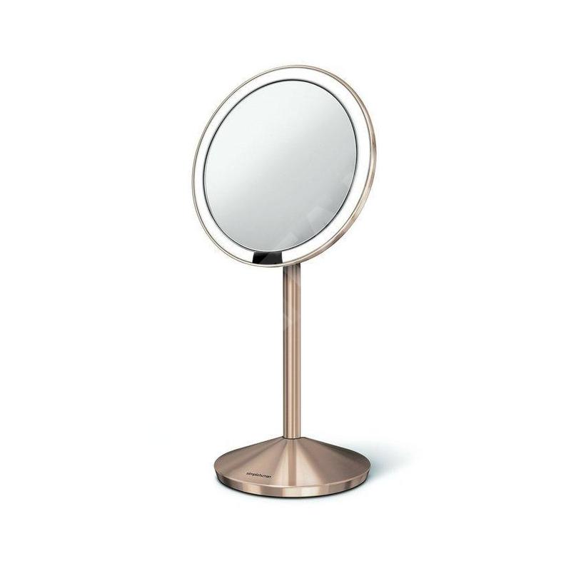Simplehuman Miroirs cosmétiques - Miroir cosmétique de voyage avec éclairage LED, rose gold ST3010 Simplehuman Miroirs cosmétiques - Miroir cosmétique de voyage avec éclairage LED, rose gold ST3010