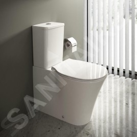 Ideal Standard Connect Air - cuvette de WC combi, évacuation basse/arrière, Aquablade, blanc E013701