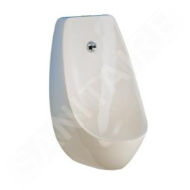 Sanela Urinoirs à capteur - Urinoir Domino avec chasse d’eau infrarouge et électronique ALS, alimentation 230V AC/24V CC, blanc