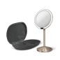 Simplehuman Miroirs cosmétiques - Miroir cosmétique de voyage avec éclairage LED, rose gold ST3010 Simplehuman Miroirs cosmétiques - Miroir cosmétique de voyage avec éclairage LED, rose gold ST3010