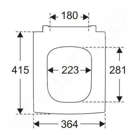 Villeroy & Boch Memento 2.0 - abattant de WC, SoftClosing, QuickRelease, Stone White 8M24S1RW