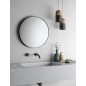 Aqualine Miroirs - Miroir, diamètre 600 mm, noir mat 6000 Aqualine Miroirs - Miroir, diamètre 600 mm, noir mat 6000