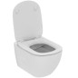 Geberit Kombifix - Set de bâti-support, WC suspendu Rimless+ abattant SoftClose Ideal Standard Tesi, plaque de déclenchement Geberit Kombifix - Set de bâti-support, WC suspendu Rimless+ abattant SoftClose Ideal Standard Tesi, plaque de déclenchement