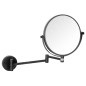 Sapho X-Round - Miroir cosmétique, noir XR006B Sapho X-Round - Miroir cosmétique, noir XR006B