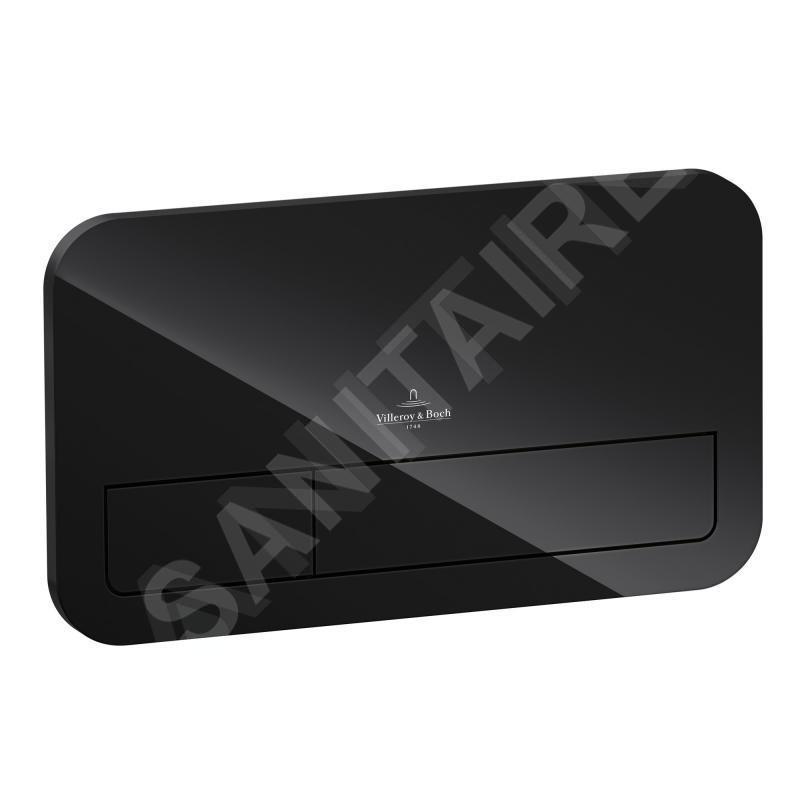Villeroy & Boch ViConnect - Plaque de déclenchement M200, verre Glossy Black 922400RB Villeroy & Boch ViConnect - Plaque de déclenchement M200, verre Glossy Black 922400RB