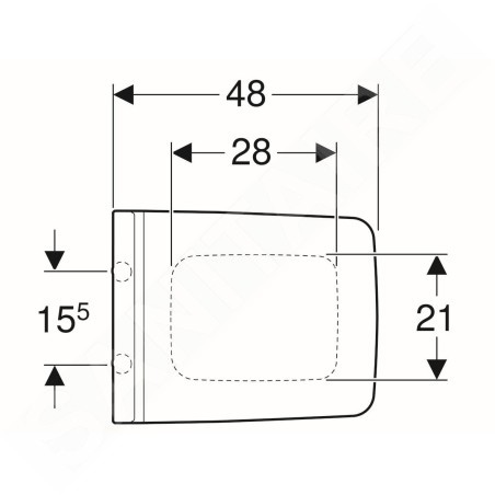 Geberit Xeno 2 - Abattant, softclose, blanc 500.537.01.1