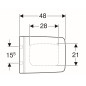 Geberit Xeno 2 - Abattant, softclose, blanc 500.537.01.1 Geberit Xeno 2 - Abattant, softclose, blanc 500.537.01.1