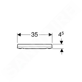 Geberit Xeno 2 - Abattant, softclose, blanc 500.537.01.1