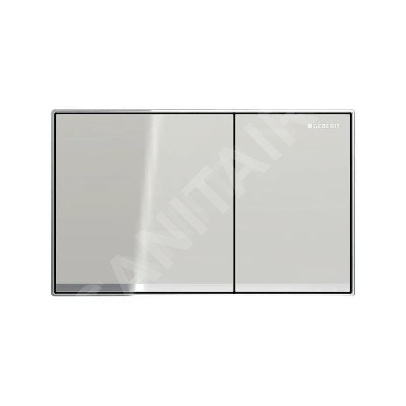 Geberit Sigma60 - Plaque de déclenchement, verre / sable gris 115.640.JL.1 Geberit Sigma60 - Plaque de déclenchement, verre / sable gris 115.640.JL.1