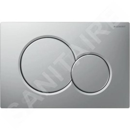 Geberit Duofix - Set de bâti-support, cuvette Gaia et abattant softclose, plaque de déclenchement Sigma01, chrome mat laqué