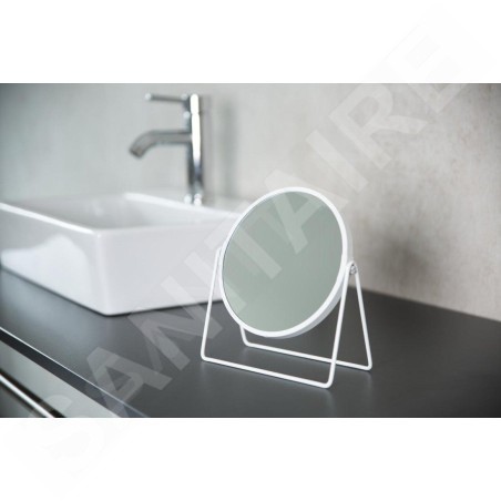 Sapho Ridder Miroirs - Miroir cosmétique sur pied, blanc 03009001
