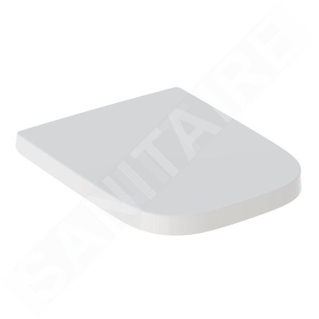 Geberit Selnova Square - Abattant WC, duroplast, blanc 501.555.01.1
