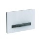 Geberit Sigma50 - Plaque de déclenchement 2 touches, blanc / chromé noir 115.671.11.2